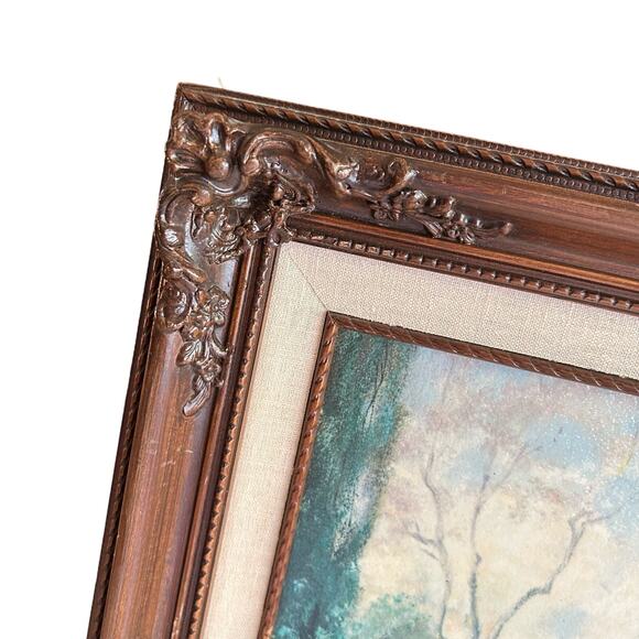 Marty Bell Larkspur Cottage Limited Edition Lithograph Canvas Print #537/900 - Picture 10 of 15